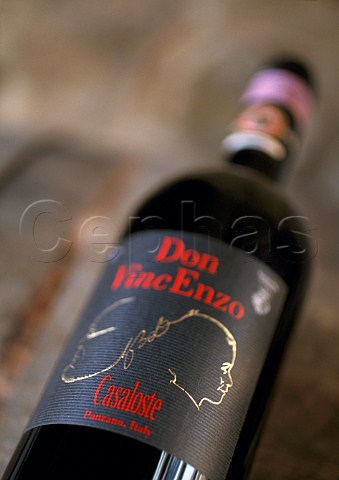 Bottle of Don VincEnzo at Fattoria Casaloste Panzano in Chianti Tuscany Italy     Chianti Classico