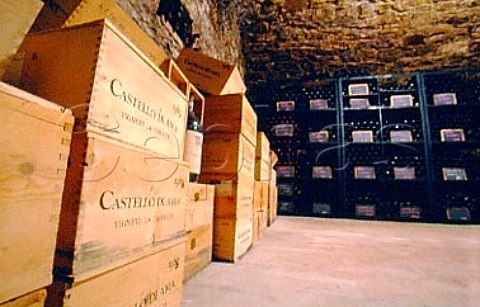 Bottle cellar at Castello di Ama   Lecchi in Chianti Tuscany Italy     Chianti Classico