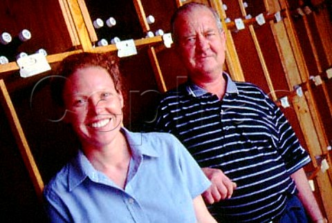 Kous Theart and Adele Louw winemakers   of Nietvoorbij Stellenbosch   South Africa