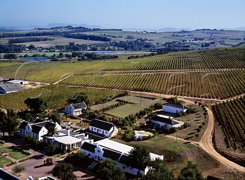 Aerial view of Neethlingshof Estate Stellenbosch   South Africa