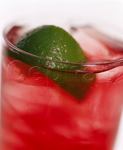 Cocktail Cranberry Cooler  Glass Highball