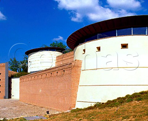 Vinification centre of Badia a Coltibuono at   Monti in Chianti Tuscany Italy      Chianti Classico