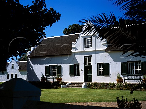 Cape Dutch manor house of La Motte   Franschhoek South Africa   Paarl