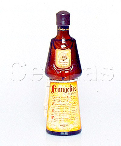 Bottle of Frangelico liqueur Canale Italy