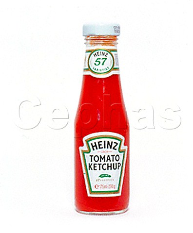 Bottle of Heinz Tomato Ketchup