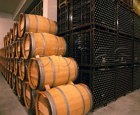 Barrel and bottle ageing in the cellar of   Fernando Remrez de Ganuza Samaniego Alava Spain   Rioja Alavesa