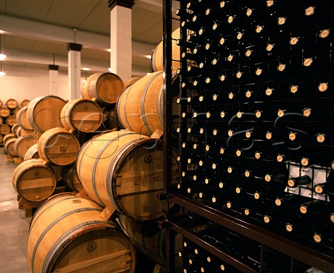 Barrel and bottle ageing in the cellar of   Fernando Remrez de Ganuza Samaniego Alava Spain   Rioja Alavesa