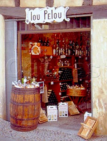 Wine and souvenir shop in Place Plissire   Bergerac Dordogne France