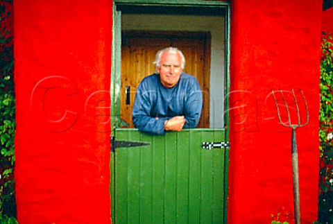 Man at doorway of his cottage Eire
