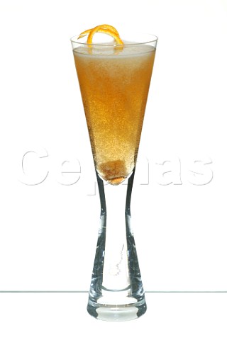 Cocktail Champagne Cocktail   Glass Flute