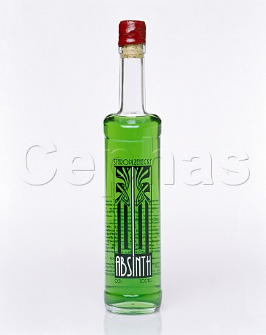 Bottle of Staroplzenecky Absinth