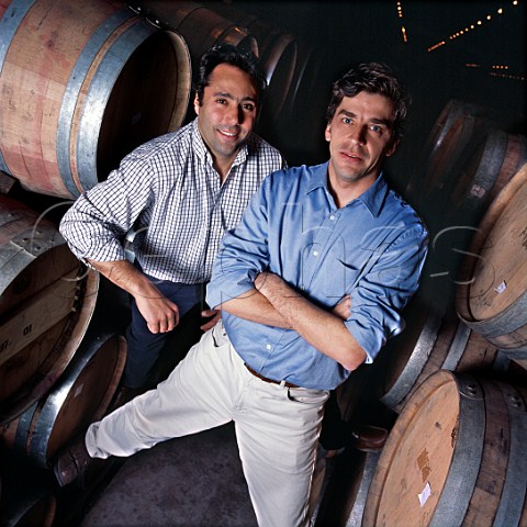 Marcelo Papa and Enrique Tirado winemakers for   Concha y Toro Pirque Chile   Maipo Valley
