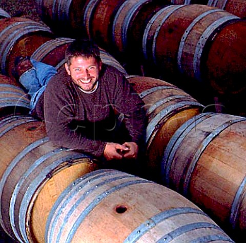 Josh Bergstrom of Bergstrom winery   near Dundee Oregon USA  Willamette Valley