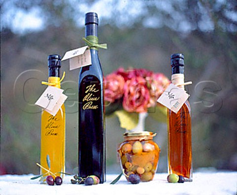 Olive oil and olives from The Olive Press   Glen Ellen Sonoma California