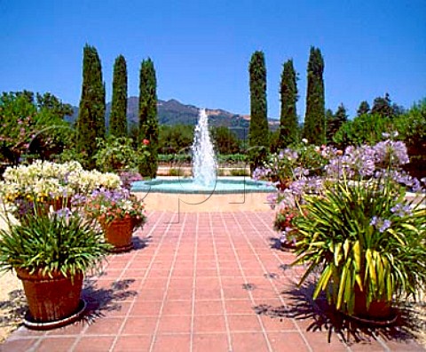 Gardens of Landmark Vineyards   Kenwood Sonoma Co California