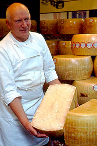 Parmigiano Reggiano cheeses of   G Cravero Bra Piemonte Italy