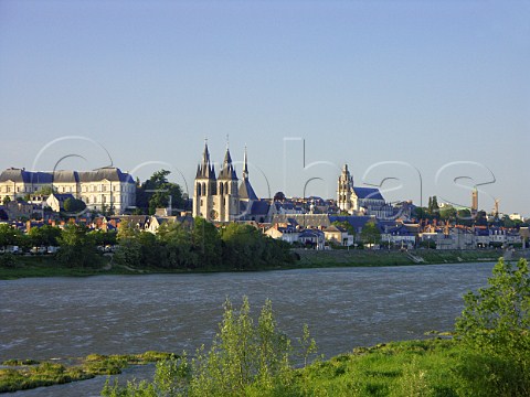 City of Blois and the Loire river  LoireetCher France  Touraine