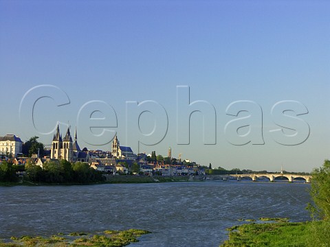 City of Blois and the Loire river  LoireetCher France  Touraine