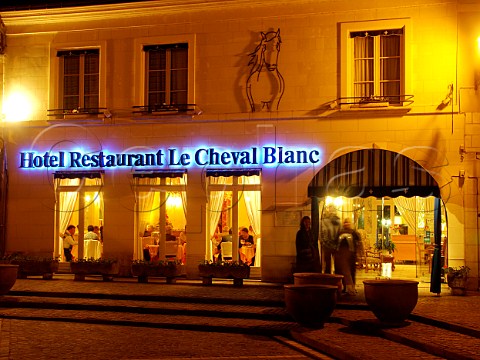 Hotel and restaurant in the town square Bler   IndreetLoire France  Touraine