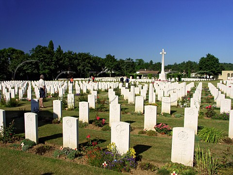 British war cemetery Ranville Calvados France    Basse Normandie