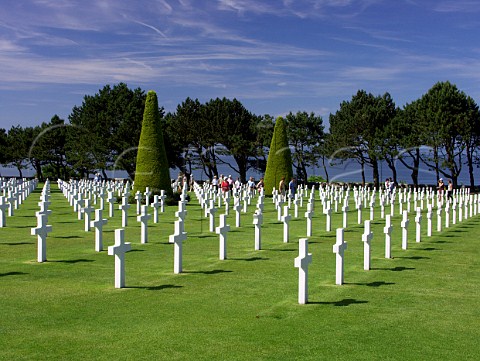 American Normandy war cemetery CollevillesurMer   Calvados France  BasseNormandie