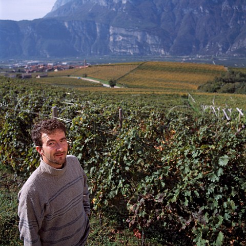 Alessandro Fanti of Giuseppe Fanti winery Lavis   Trentino Italy