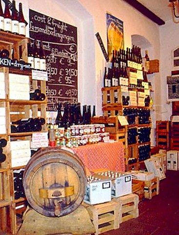 Interior of a wine shop in the Drosselgasse the   main tourist street of Rdesheim Germany Rheingau