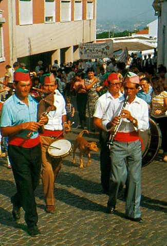 Folk band at the Wine Harvest Festival   Palmela Portugal
