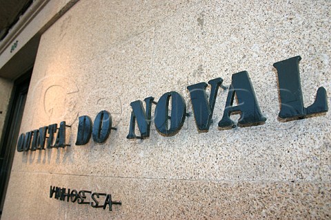 Sign on facade of Quinta do Noval port lodge on   Avenida Diogo Leite Vila Nova de Gaia Porto   Portugal