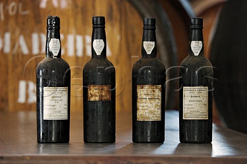 The heavenly quartet wines at Henriques  Henriques Belem lodge four wines approximately 200years old and bottled in 1965 24 27 and 64    Cmara de Lobos Madeira Portugal