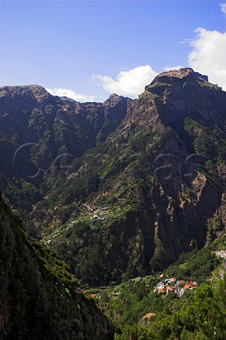 The Curral das Freiras Nuns Refuge hidden   valley in the heart of Madeira Used as a hideaway by   the nuns of Santa Clara Convent during pirate attacks   in the 16th Century Madeira Portugal