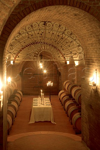 Barrel cellar of Russiz Superiore winery of Marco   Felluga Capriva del Friuli Friuli Italy      Collio Goriziano