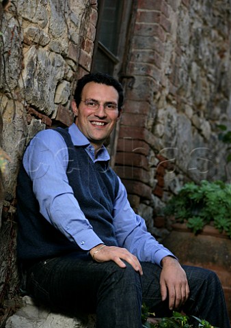 Luca Biffi winemaker of Castello di Fonterutoli   Castellina in Chianti Tuscany Italy
