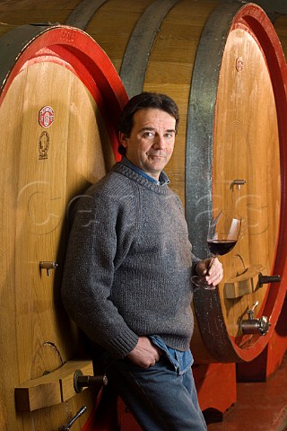 Luciano Pira wineamker of Schiavenza Serralunga dAlba Piemonte Italy  Barolo