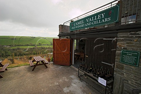 Visitor centre of Camel Valley Vineyards Bodmin   Cornwall England
