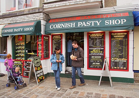 Cornish Pasty Shop Wharf Road St Ives Cornwall   England
