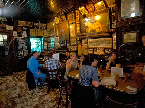 Interior of McSorleys Old Ale House built 1854 at   15E 7th Street in East Village New York USA