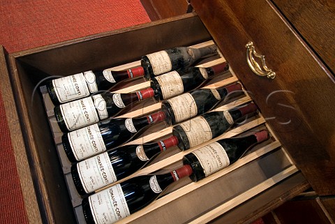 Selection of RomaneConti Burgundy from 1919 to   2002 from a private cellar collection
