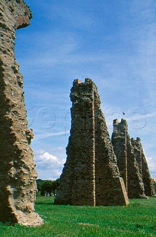 Remains of Roman aqueduct Frjus   Var France