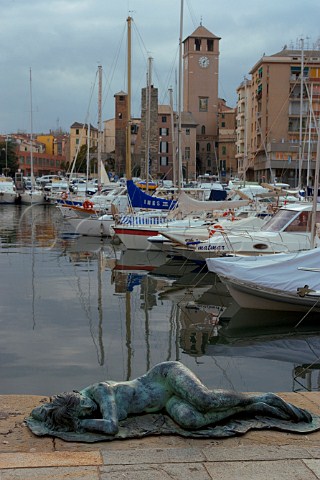The port of Savona Liguria Italy