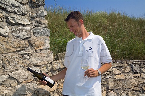 Florian Fauth winemaker and manager of Weingut   Seehof Westhofen Germany  Rheinhessen