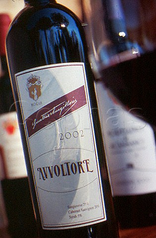 Bottle of Avvoltore wine Moris Farms   Poggio la Mozza Maremma Tuscany Italy Monteregio di Massa Marittima
