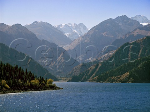 Heaven Lake near rmqi Xinjiang Province China
