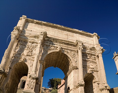 Arch of Septimius Severus Roman Forum Rome Italy