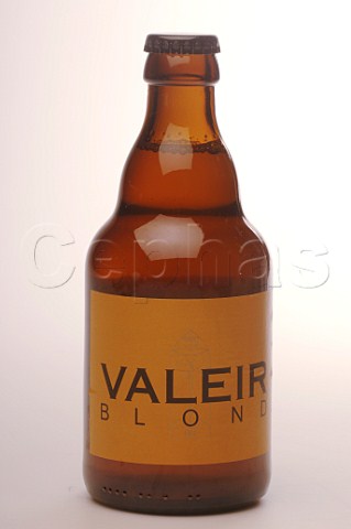 Bottle of Valeir Blond beer Belgium