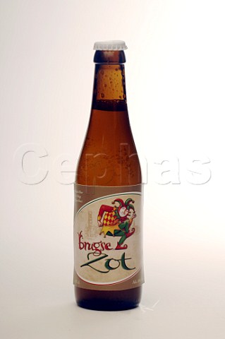 Bottle of Brugse Zot beer Belgium