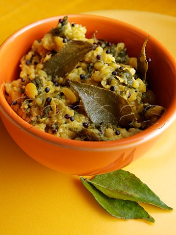 Spinach and Mung Daal