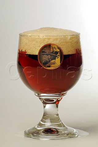 Glass of Charles Quint  Keizer Karel beer Haacht Belgium