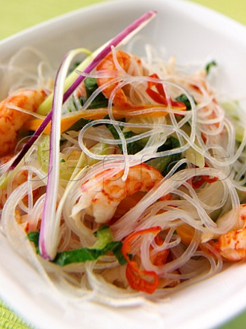Crayfish tails with cellophane noodles