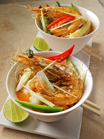 Thai seafood soup